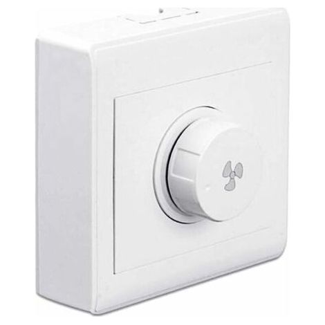 ALLIANDIS86 Type Réglage du Ventilateur de Plafond Régulateur de Vitesse en continu Interrupteur Mural 220V 10A pour gradateur 15-300W (1/5)