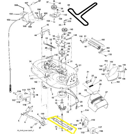Lame de coupe LT 2116 A Husqvarna 532139775
