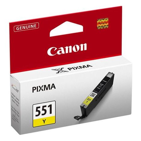 Canon CLI-551Y Tintenpatrone Gelb 7ml für PIXMA Drucker