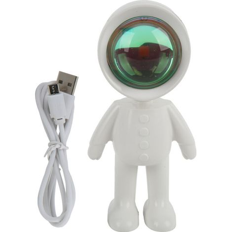 Lampe Projecteur Couchant Forme Mignonne Rotation 360° Matériau Premium Durable Stable pour Chambre Bureau (1/5)