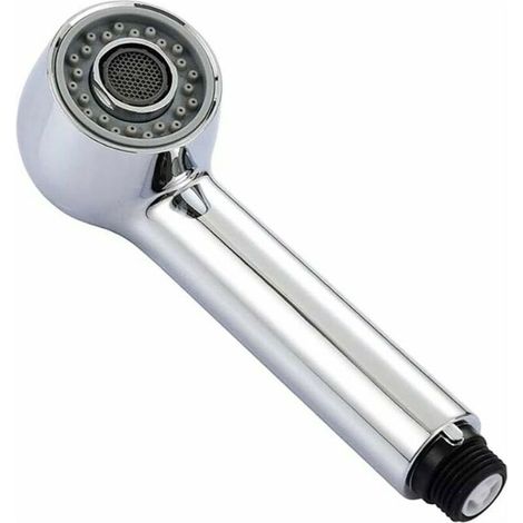 Vtizikl Douchette Robinet Cuisine 2 Jets Tête de Douche Remplacement Douchette pour Mitigeur Cuisine, Chromé