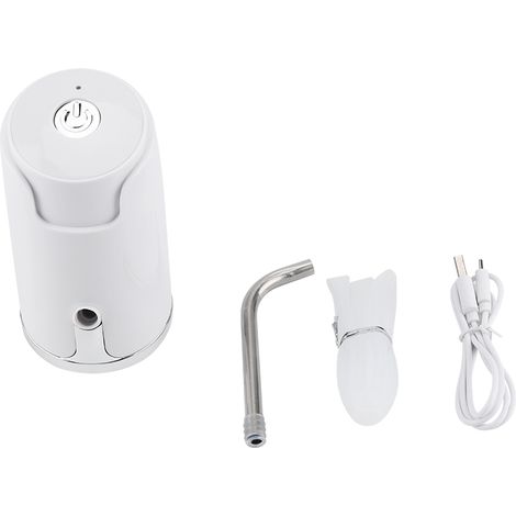 Distributeur D'eau Portable - Pompe Rechargeable Usb - Acier Inoxydable - Pour Maison Bureau Extérieur - 1 Pièce (1/5)