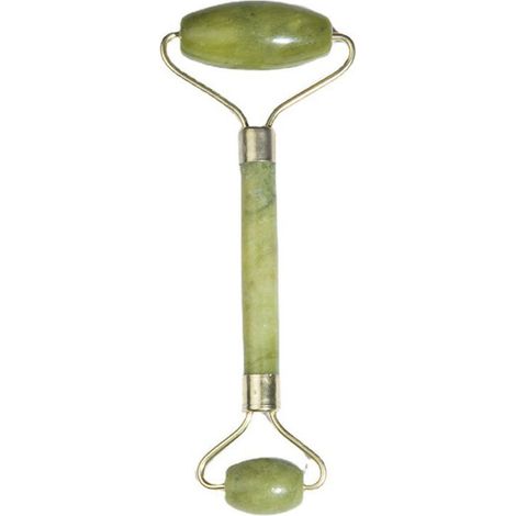 La solution de soin ultime pour les soins anti-âge et anti-rides Le rouleau de jade naturel est également idéal comme masseur pour le cou et les yeux gonflés (vert) (1/5)