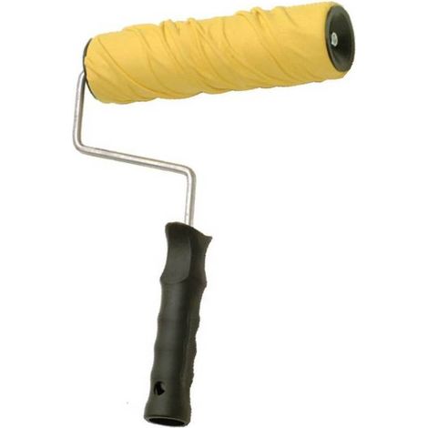 Salone – Rouleau peinture effet marbre 20 cm – Manche en fer – Prise en bois pour finition lisse – Pour peinture à l'eau