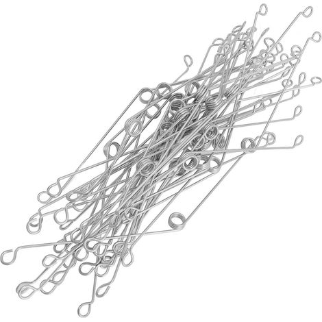 Lot de 40 clips ressorts de torsion en acier inoxydable pour spots encastrés accessoires de plafond 23,6 cm trou 5 mm (1/5)