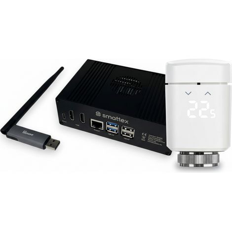 Home Assistant Black Plug & Play Set, 8 GB, 256 SSD inkl. Eve Thermo - Smartes Heizkörperthermostat