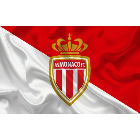 Papier peint panoramique Foot / Football - AS Monaco FC - 130 cm x 81 cm (1/2)