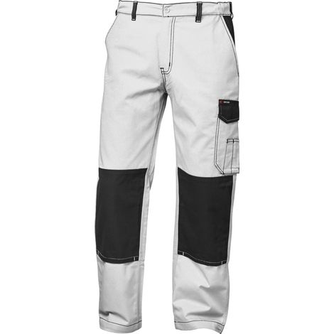 Feldtmann Craftland Twill Bundhose MONS 22466 Gr. 66 weiß/grau (1/2)