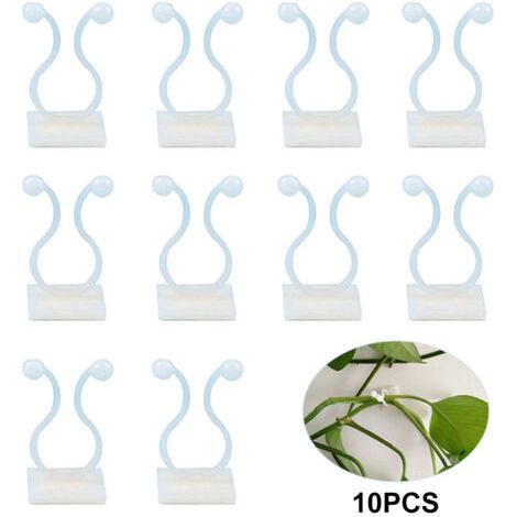 50 supports pour plantes grimpantes, clips adhésifs pour plantes de jardin et supports muraux. (1/5)