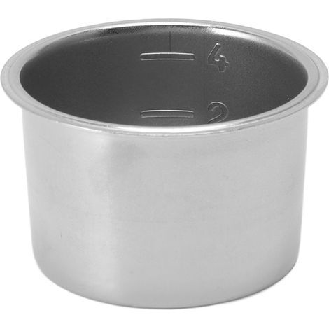 51mm stainless steel coffee filter, pressureless, 4 cups, one-piece perforated design (1/5)