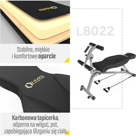 Trainingsbank, verstellbar, klappbar, Heim-Fitnessstudio