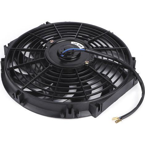 Ventilateur de refroidissement universel ultra-mince pour radiateur de 12 pouces, 12 V, avec kit de montage (1/5)