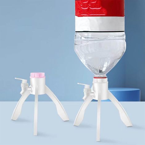 Support Pour Distributeur D Eau - Support Triangle Pour Bouteille De 5 L - Support Inversé Avec Robinet - Blanc - 1 Pièce (1/5)