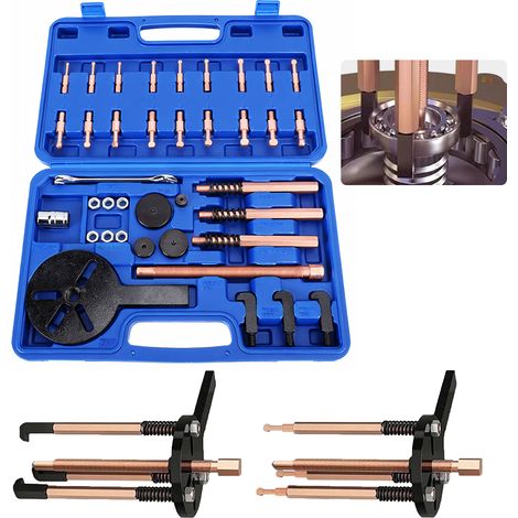 Kit Extracteur de Roulement Interieur 27 en 1, Séparateur de Roulements Internes et Externes, Engrenage Outil de Démontage et d'Extraction (1/5)