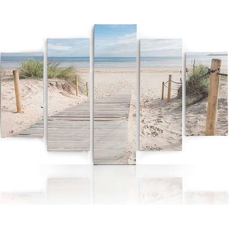 Tableau descente vers la mer 1 - 200 x 100 cm (1/5)