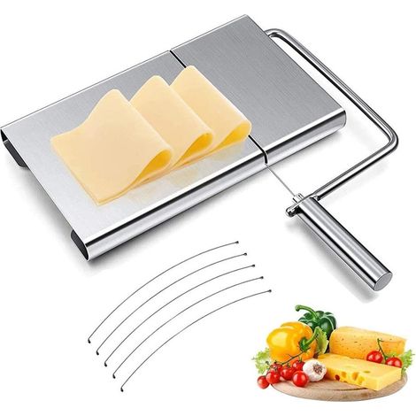 Coupe-fromage acier inoxydable ergonomique poignée ergonomique (1/4)