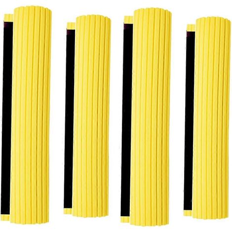 Recharges pour tête de balai à franges, éponges de rechange, lingettes absorbantes, accessoires de nettoyage humide, gomme (lot de 4) (1/5)