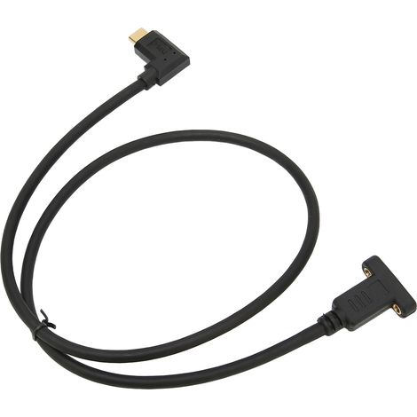 0,6 Meter langes USB-C-Verlängerungskabel (Stecker auf Buchse), stabile 10-Gbit/s-Übertragung, Schnellladefunktion, USB-C-Adapter (Stecker auf Buchse) (1/5)