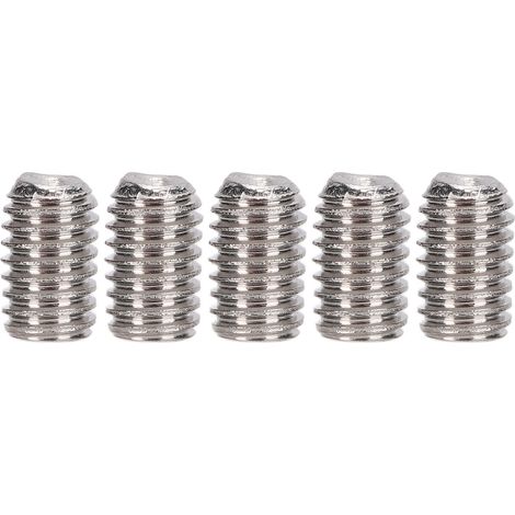 Kit d'assortiment de 50 vis sans tête en acier inoxydable A2-70, vis de fixation M3x5 (1/5)