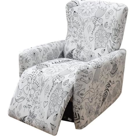 Hülle für Relaxsessel, ausziehbar, 1-sitzig, Bezug für Relaxsofa, Hülle für elektrisch verstellbaren Relaxsessel, 15