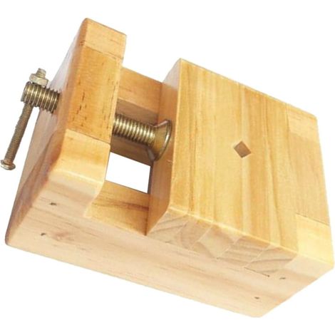 Étau de Sculpture en Bois de Pin Moyen Lit de Gravure de Sceau pour Sculpture sur Pierre Outil de Fixation Stable et Compact Pince de Gravure Pratique pour Usage Artisanal (1/5)