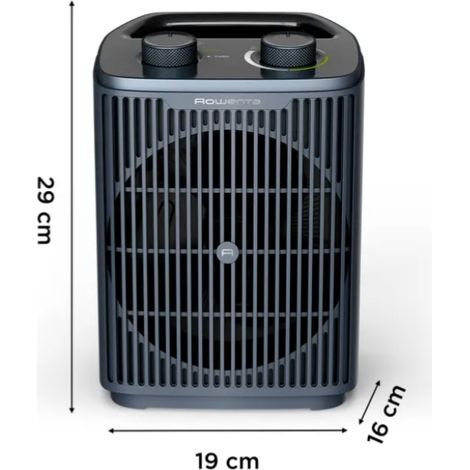 Rowenta Chauffage soufflant compact bleu 2000W Turbo (1/2)