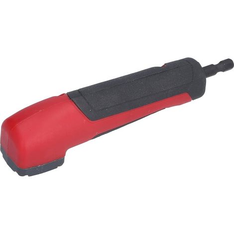Stainless Steel Angle Drill Adapter, 6.35mm Shank, Right Angle Attachment, Electric Screwdriver, Turning Tool with Ergonomic Handle for Decoration (1/5)