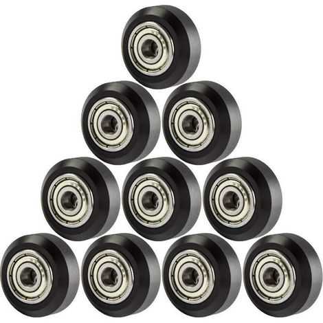 Imprimante 3D Poulie Roue de POM 625zz Wheels pour Ender 3 V2/Neo,Ender 3 S1,Ender 5/6/7,CR6 SE/CR10 Smart Pro/CR10S Pro V2,Kobra,Vyper,Chiron,Neptune,Aquila Series,Tevo Tarantula（10） (1/5)