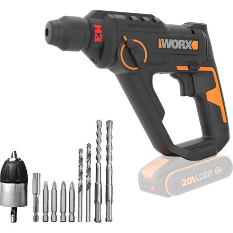 Marteau perforateur sans fil 20V WX391.9 (1/5)