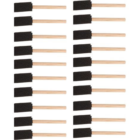 Pautage en Mousse de Pinceau de 20 Pinceaux à éponges Ergonomiques Faciles à Nettoyer pour la Peinture Bricolage et L'artisanat D'artistes (1/5)