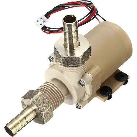Pompe à eau chaude solaire 12 V CC à moteur sans balais et noyau en céramique, résistante aux hautes températures, pompe de circulation d'eau solaire JH3 (1/5)
