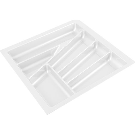 Besteckkasten 430x435mm weiß SANS MARQUE