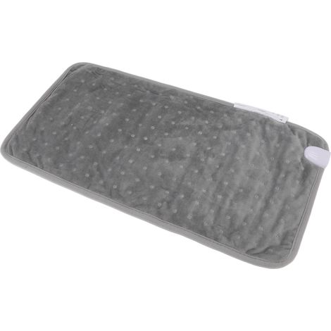 Couverture chauffante électrique d'hiver pour la maison, 6 niveaux de puissance, 3 modes de minuterie, écran LCD, tapis chauffant électrique doux pour le bureau, gris, prise UE 220-240 V (1/5)