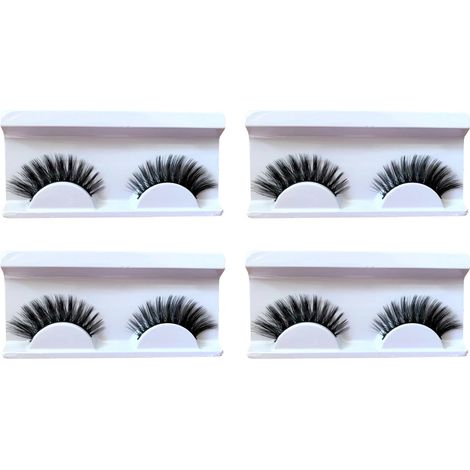 Faux cils magnétiques longs, réutilisables, effet vison synthétique, regard intense, œil de chat (1/5)