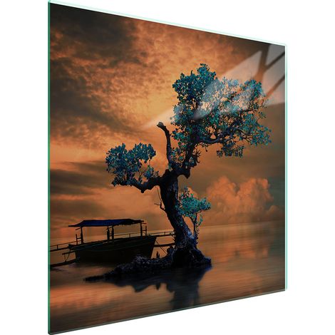 GLASSCHUTZPLATTE FÜR HERD 50x52 TREE (1/5)