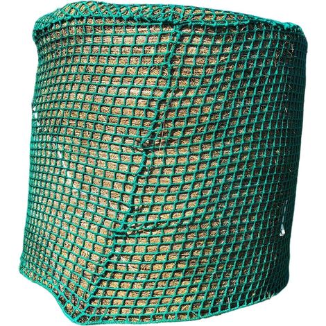 Filet à foin pour chevaux, filet pour balles rondes 120x120cm Mailles 4,5cm (1/5)