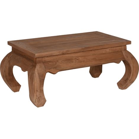 Mesa Centro Teca Reciclada 100X60X42 Natural (1/4)