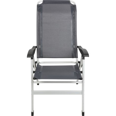 Poltrona in alluminio Confort Maxi Grigio Navy - Midland