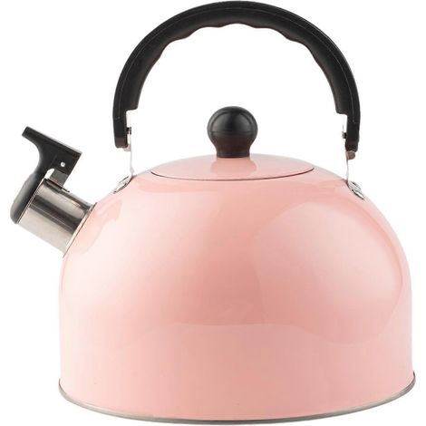 Bouilloire sifflante 3L pour la cuisine, idéale pour le thé, le café et le lait, compatible avec les plaques électriques. (1/4)