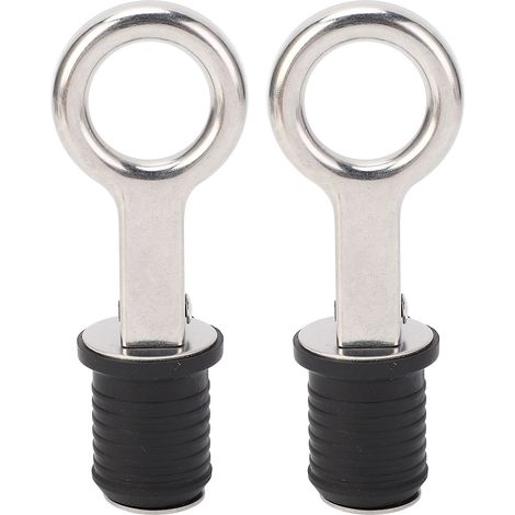 Ortviai Bouchon d’Évacuation pour Bateau en Acier Inoxydable 304 – 2 Pièces, Ø25 mm, Étanchéité Optimale (1/5)