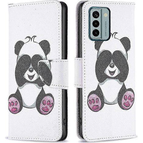 BINFEN COLOR For Nokia G22 Leather Stand Phone Case Pattern Printing Magnetic Clasp Wallet Cover (1/5)