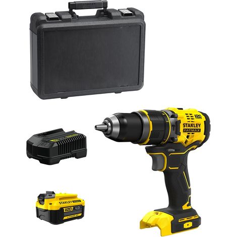 Schlagbohrschrauber STANLEY FatMax SFMCD721M1K (1 x 4,0 Ah + Ladegerät + Koffer) (1/5)