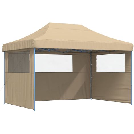 Maison Exclusive - Partyzelt Faltbar Pop-Up mit 3 Seitenteilen Be