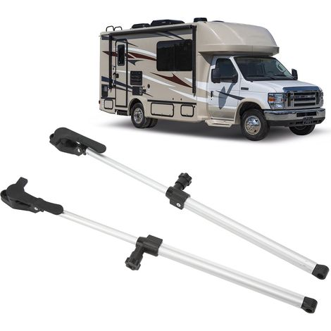 2 pièces Tige de Support pour Fenêtre de Camping-Car 310-435mm Télescopique Alliage d'Aluminium (1/5)