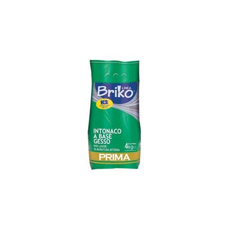K2 LINEA BRIKO INTONACO BASE GESSO BIANCO IN POLVERE RASANTE- - Kg.4 in busta - 4 pezzi K2