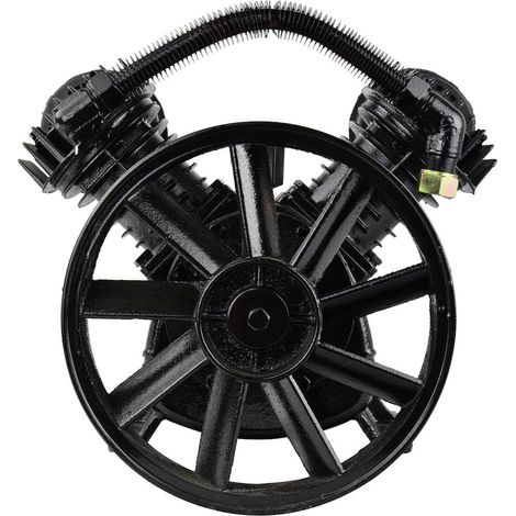 Bomba de Compresor Tipo V 5,5 HP Doble Cil. Lubricada para Depósitos 100 a 200 L (1/5)