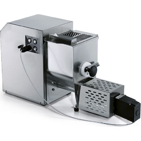 Machine à pâtes fraîches avec coupe-pâtes, capacité cuve 10 lt., 8 kg/h 305x665x442 mm - VIRTUS