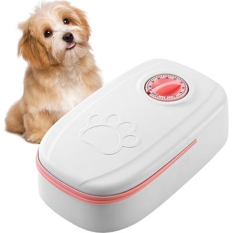 rose Mangeoire Automatique Intelligente Pour Animaux De Compagnie Bol 350ml A Minuterie Pour Chien Et Chaton Amovible Et Lavable Bol Unique (1/5)