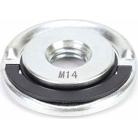 Écrous meuleuse d'angle écrous de verrouillage accessoire de meuleuse d'angle outil de serrage utilitaire rapide M14 14mm (1/4)