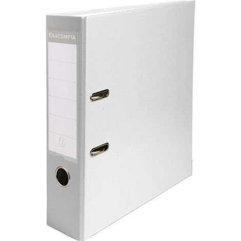 Archivador de palanca 2 anillas Lomo 80 mm A4 Blanco